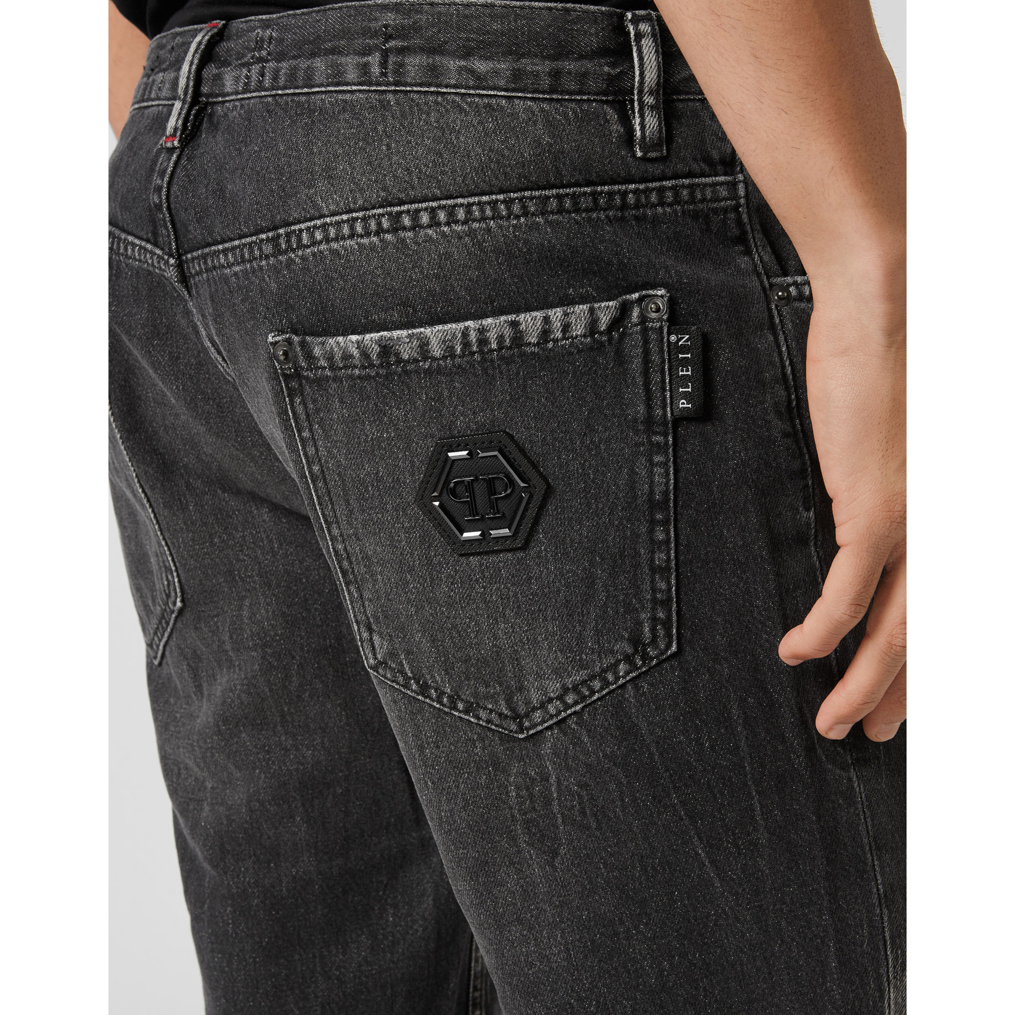 PHILIPP PLEIN Pantaloncini in denim