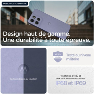 Smartphone MOTOROLA G86 Violet 256Go 5G