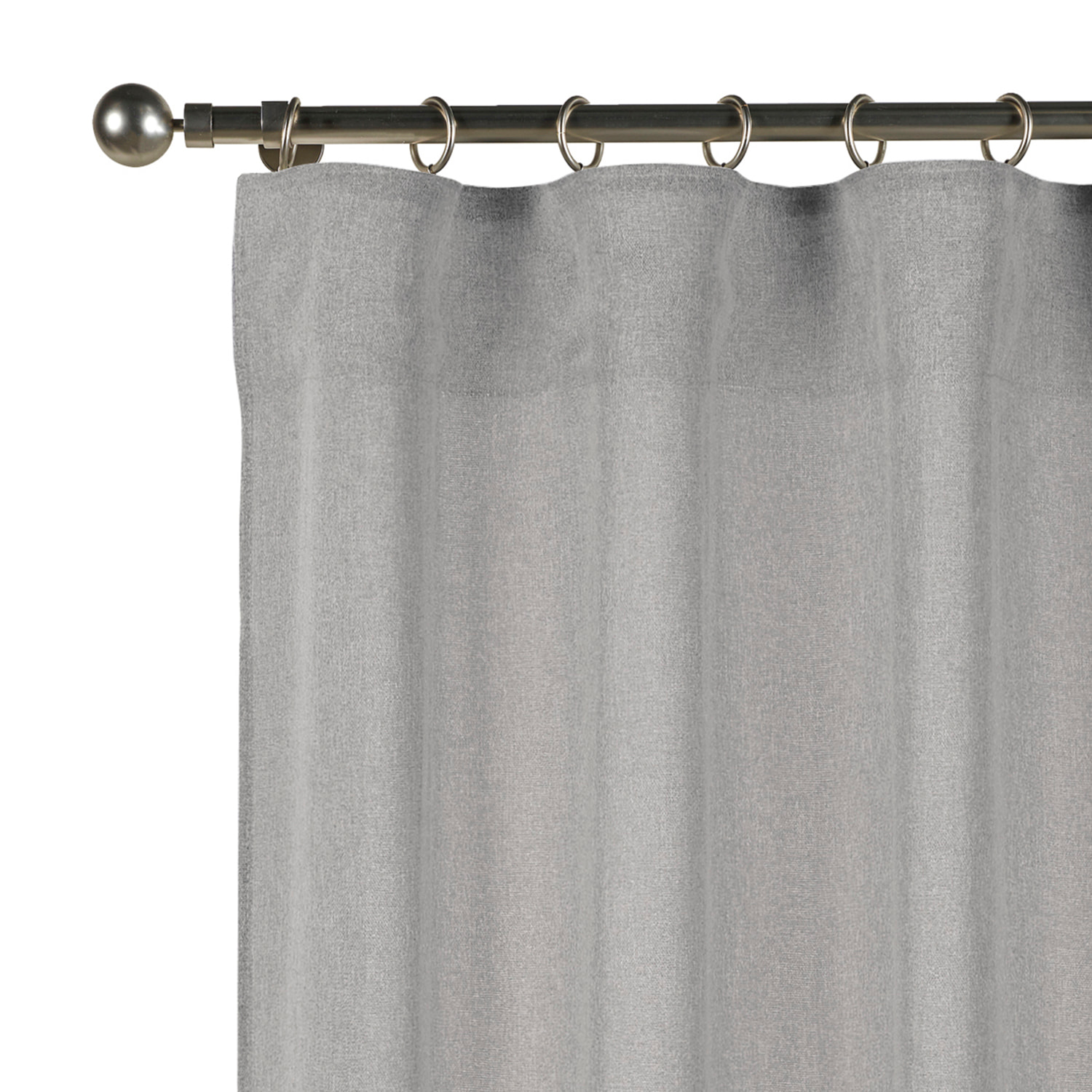 Cortina de cinta semi-transparente STONE XXL Plata