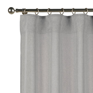 Cortina de cinta semi-transparente STONE XXL Plata