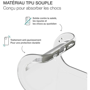 Coque BIGBEN CONNECTED A57 5G Silisoft transparente recyclé