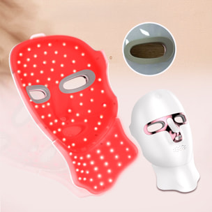 Maschera facciale senza fili con trattamento di luminoterapia a 7 colori. Viso e collo.