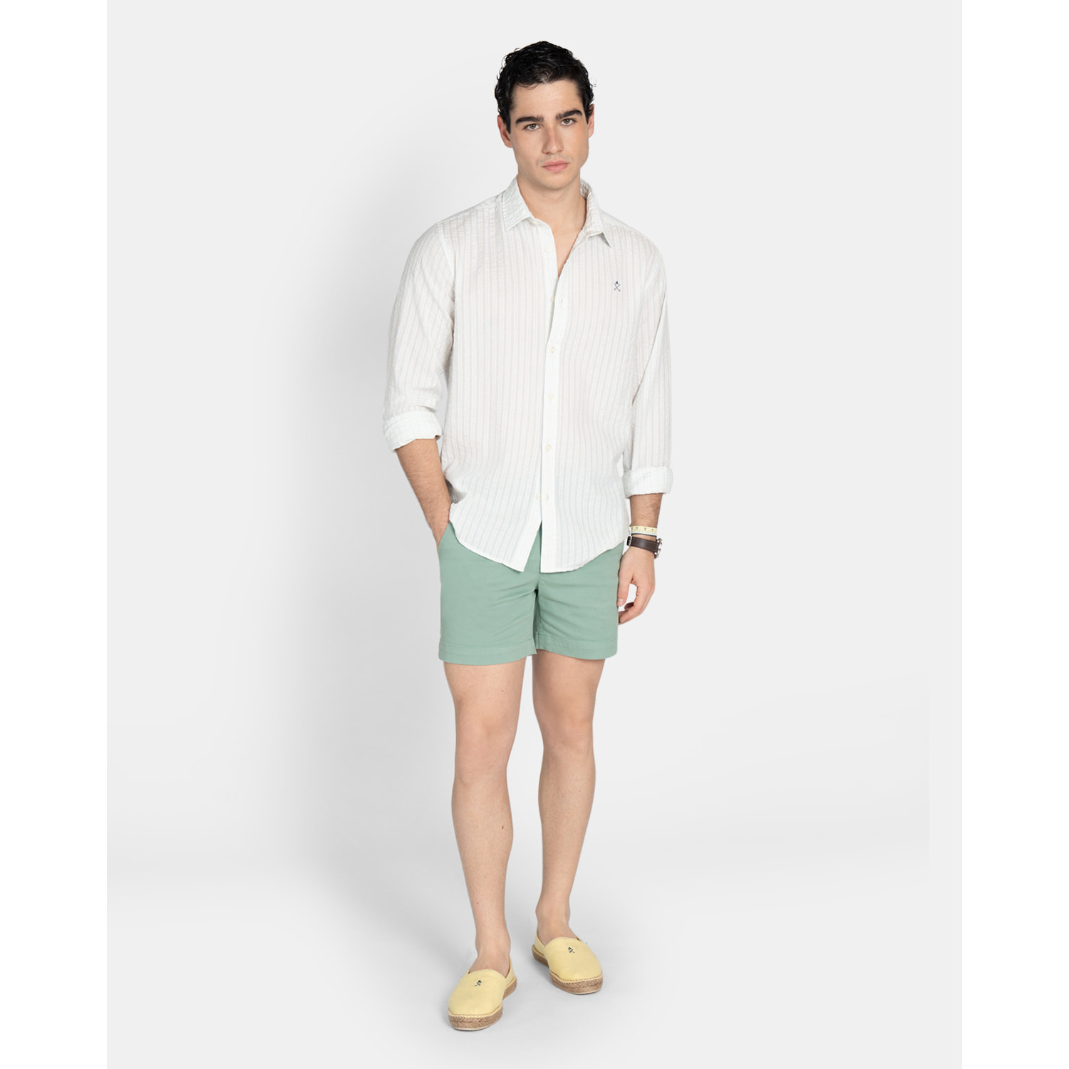 CAMISA STRIPED SEERSUCKER