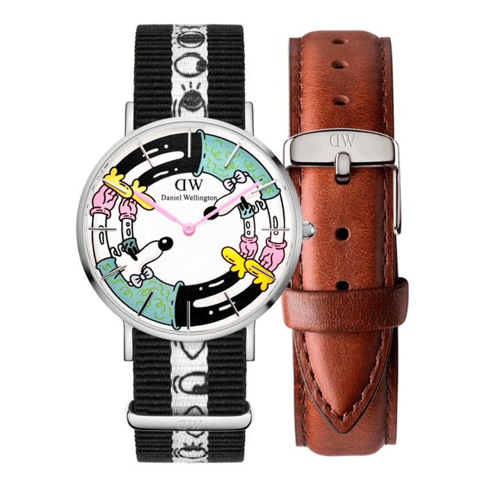 Reloj Daniel Wellington DW00100736 Unisex Analogico Cuarzo con Correa de Tela