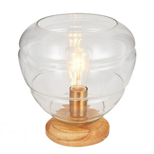 Lampe à poser en verre TRANSPARENT - CHAMPI