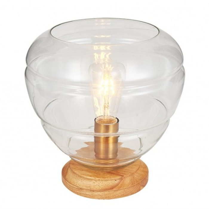 Lampe à poser en verre TRANSPARENT - CHAMPI