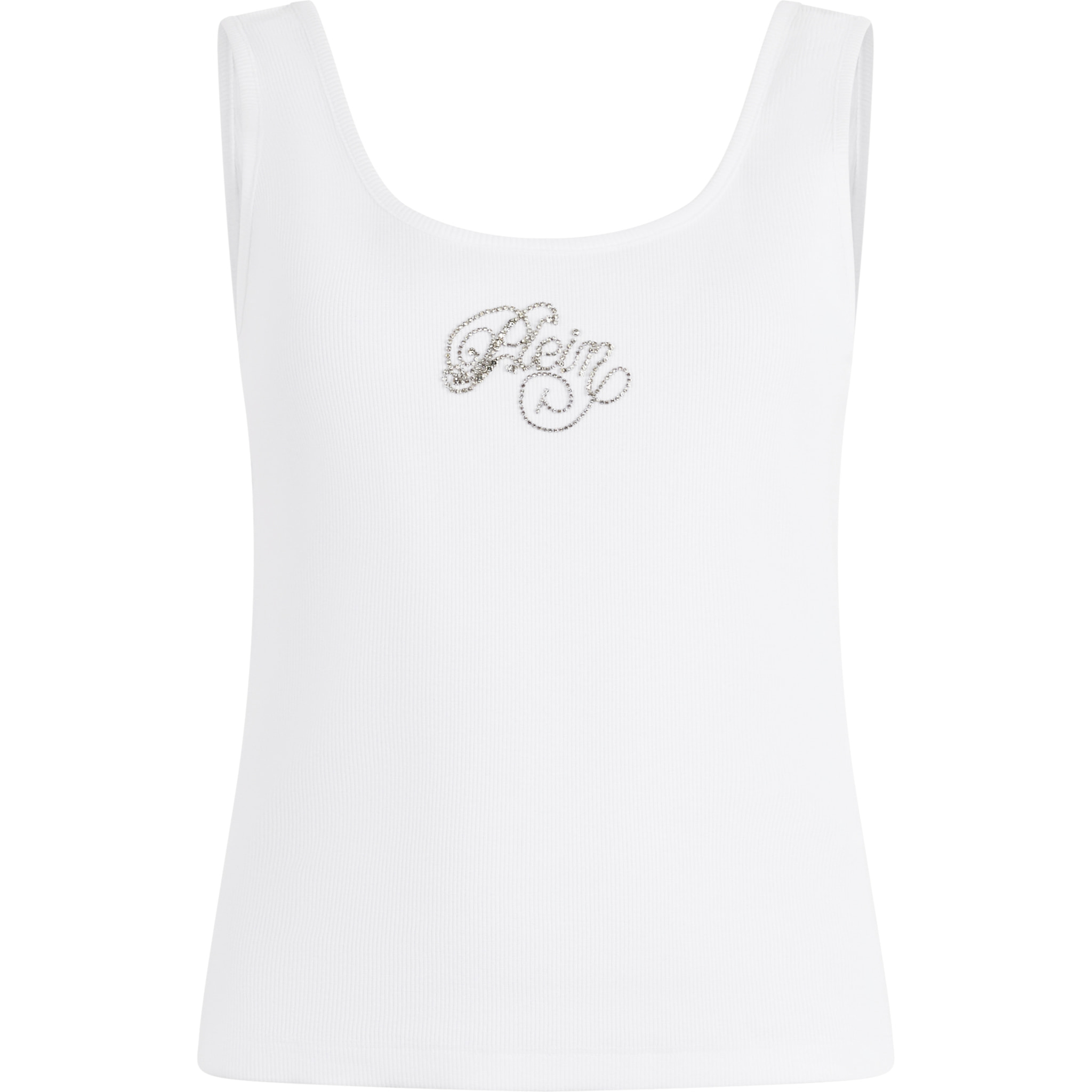 PHILIPP PLEIN Open Back Tank Top Signature
