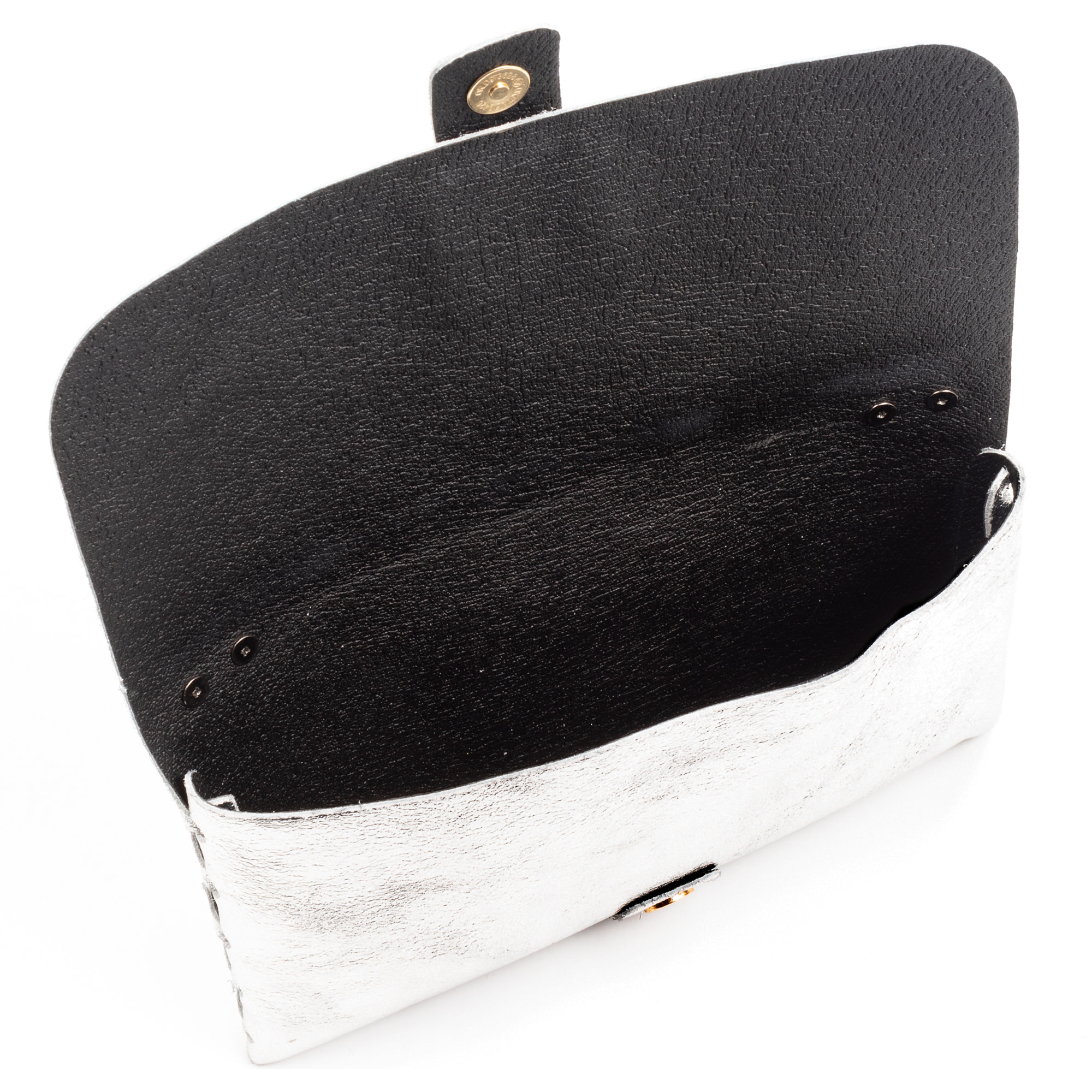 Borsa a tracolla da donna Arta. Vera pelle. Pelle scamosciata laccata lucida.