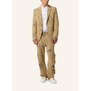 PHILIPP PLEIN Destroyed Beach Boy Fit Jeans Monogram