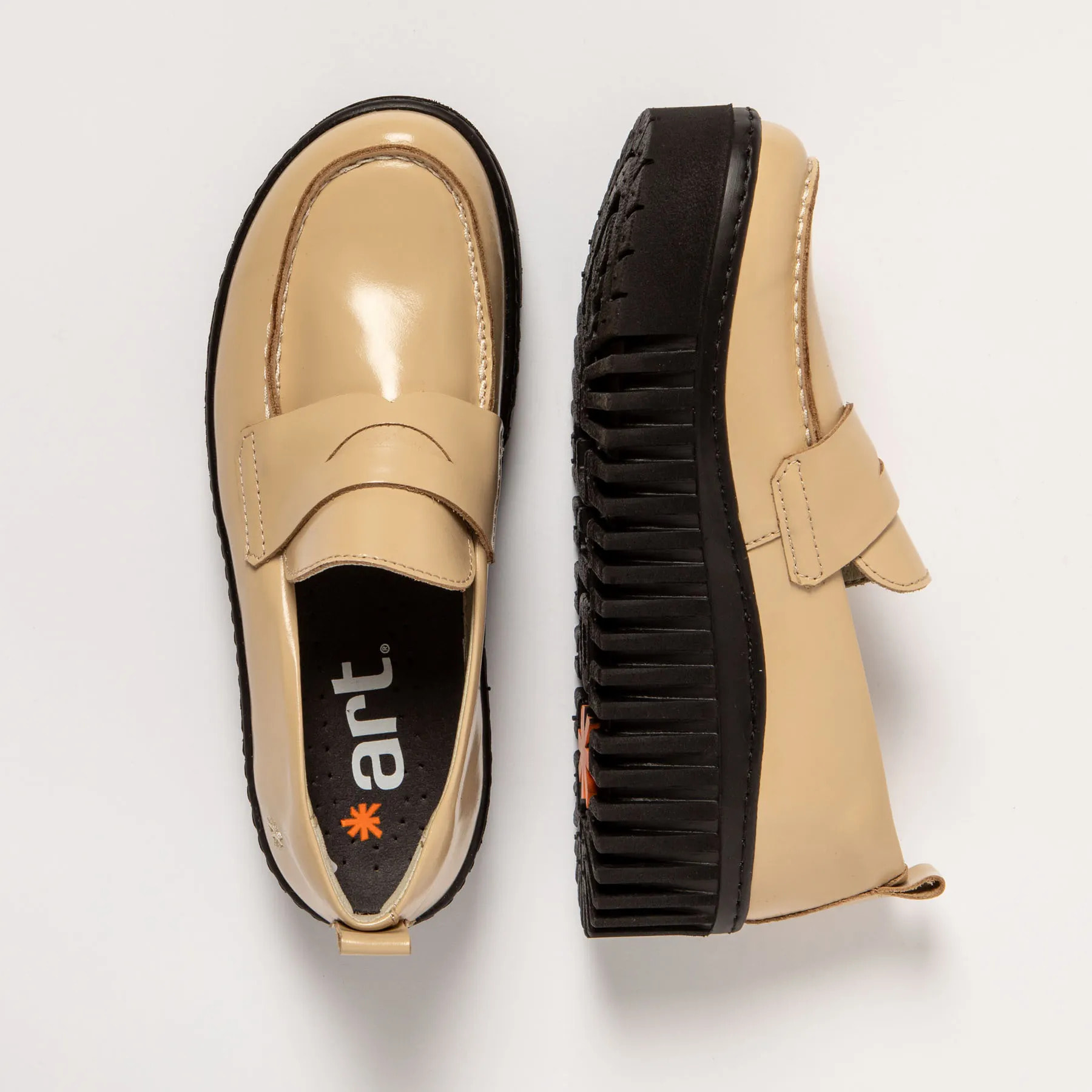 Zapatos 1530 NAPPA SHINNY CHAMPAGNE/BRIGHTON color Champagne