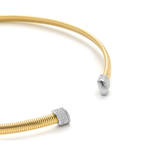 Collar Thaura acabado oro amarillo 18k