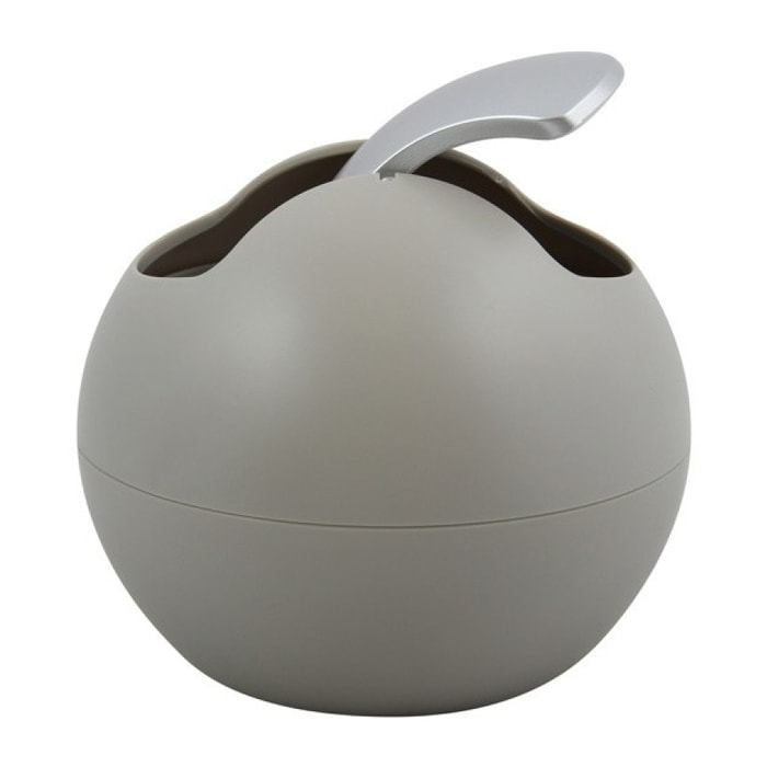 Poubelle à bascule BOWL MATT 1L Taupe mat Spirella