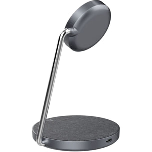 Chargeur ADEQWAT stand compatible Qi2/MagSafe 2 en 1 15W