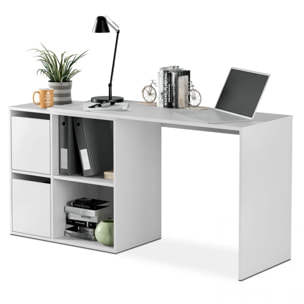 Mesa de escritorio multiposición Spacio Blanco Artik (Blanco Mate)