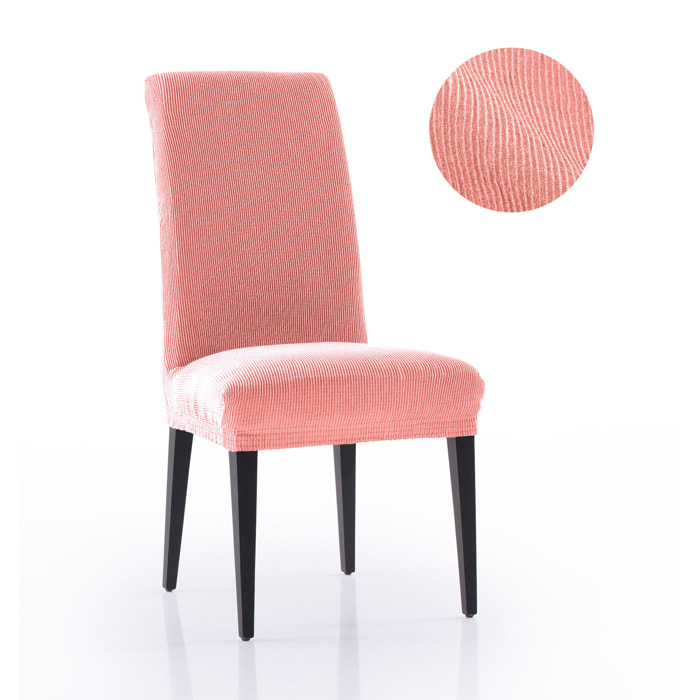 Funda Elástica para silla con RESPALDO pack2 unidades modelo MARCELA