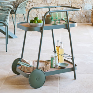 Desserte de jardin Easiness vert laurier 2 niveaux