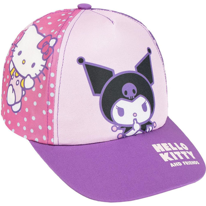 Gorra Visera Curva Hello Kitty Kuromi