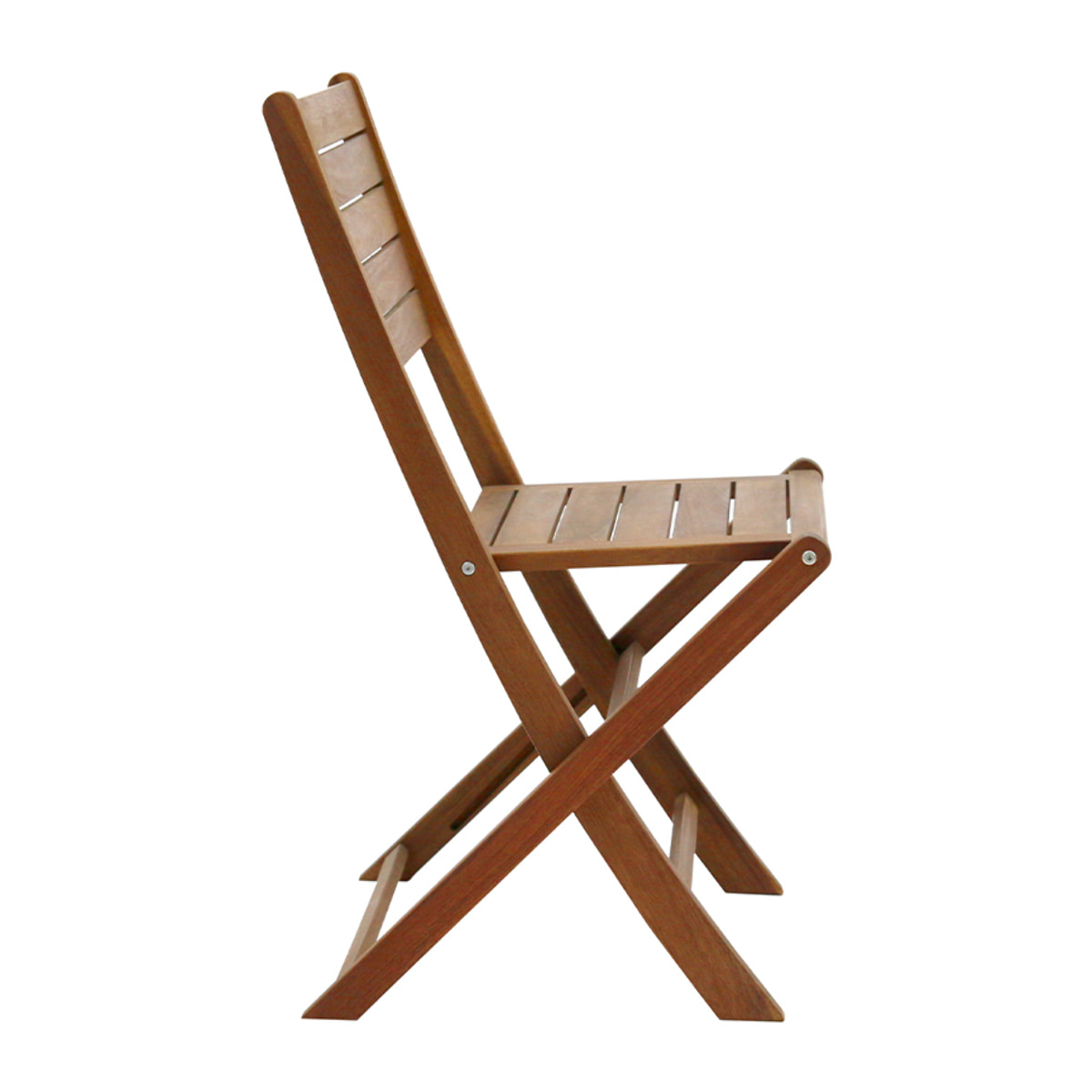 Chaises de jardin pliantes en bois massif (lot de 2) CANOPEE