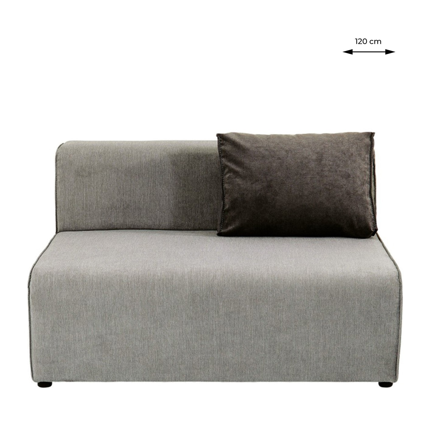 Assise centrale canapé Infinity gris Kare Design