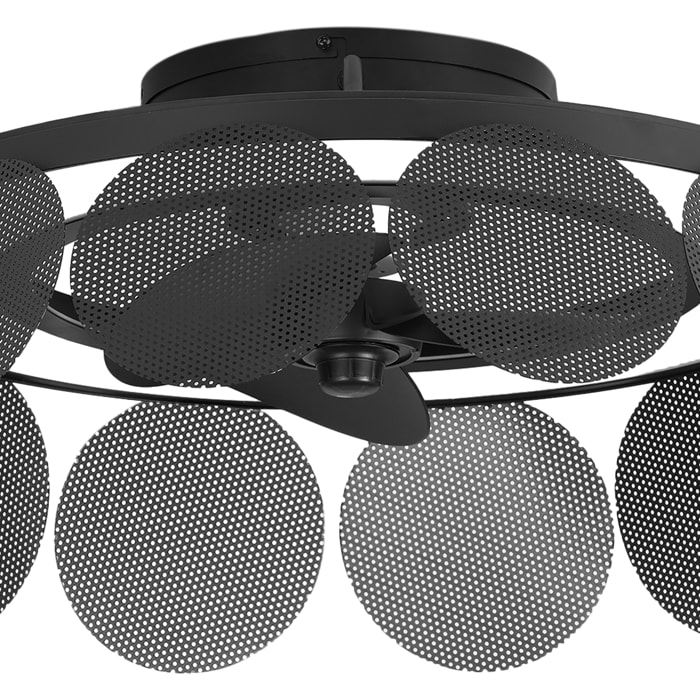 Forlight Cil ventilador color negro