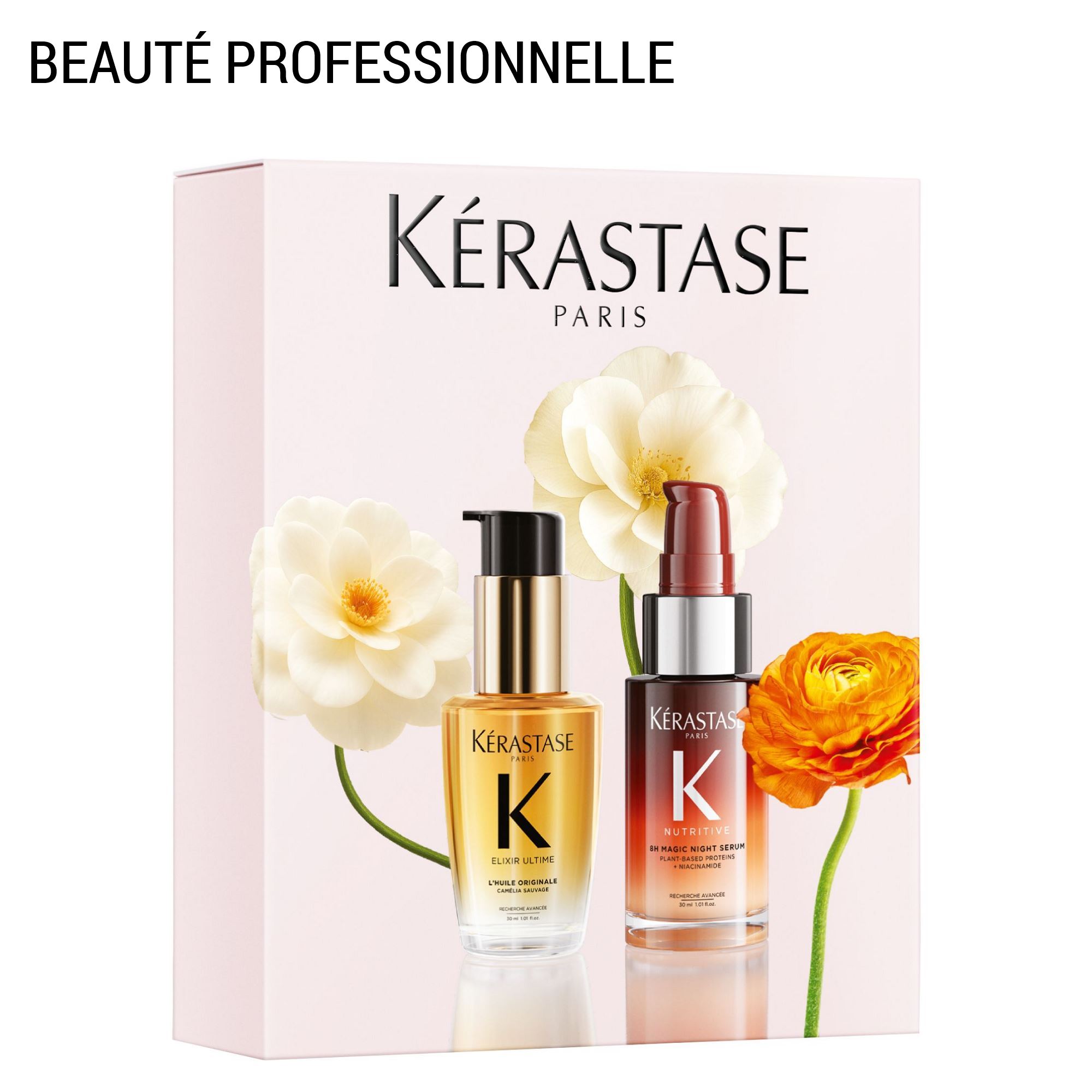 Mini Héros - Coffret Elixir Ultime L’Huile Originale 30ml + Sérum de Nuit 8H 30ml