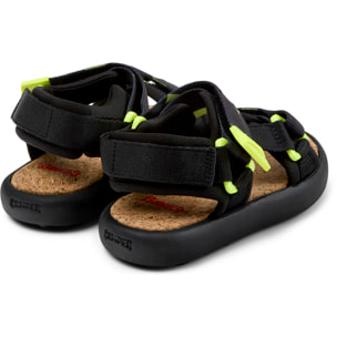 Sandali - CAMPER Pelotas Flota Sandal - Nero - Tessile tecnico