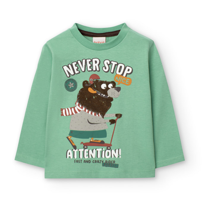 Camiseta punto de bebé niño -BCI