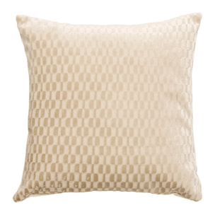 Coussin Selia carré 40x40cm beige