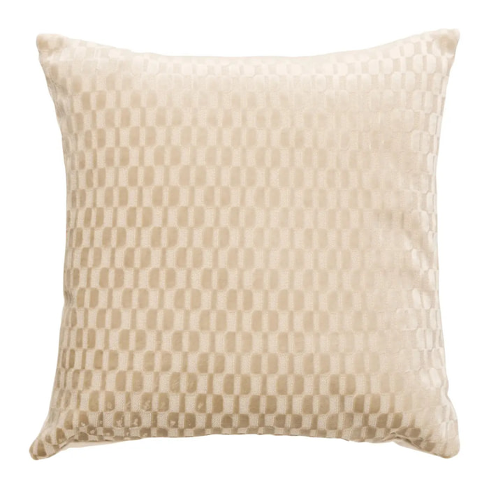 Coussin Selia carré 40x40cm beige