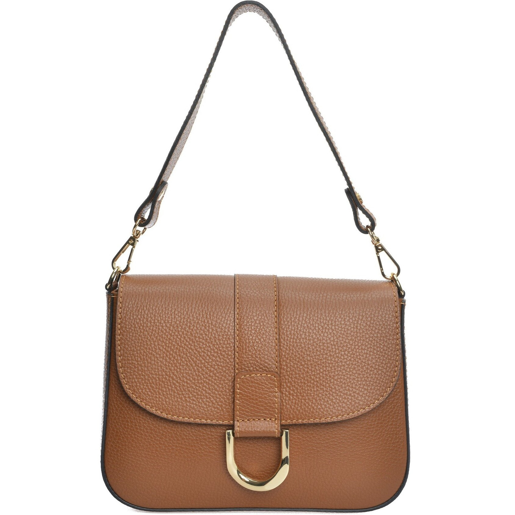 Borsa a tracolla Anna Luchini Cammello