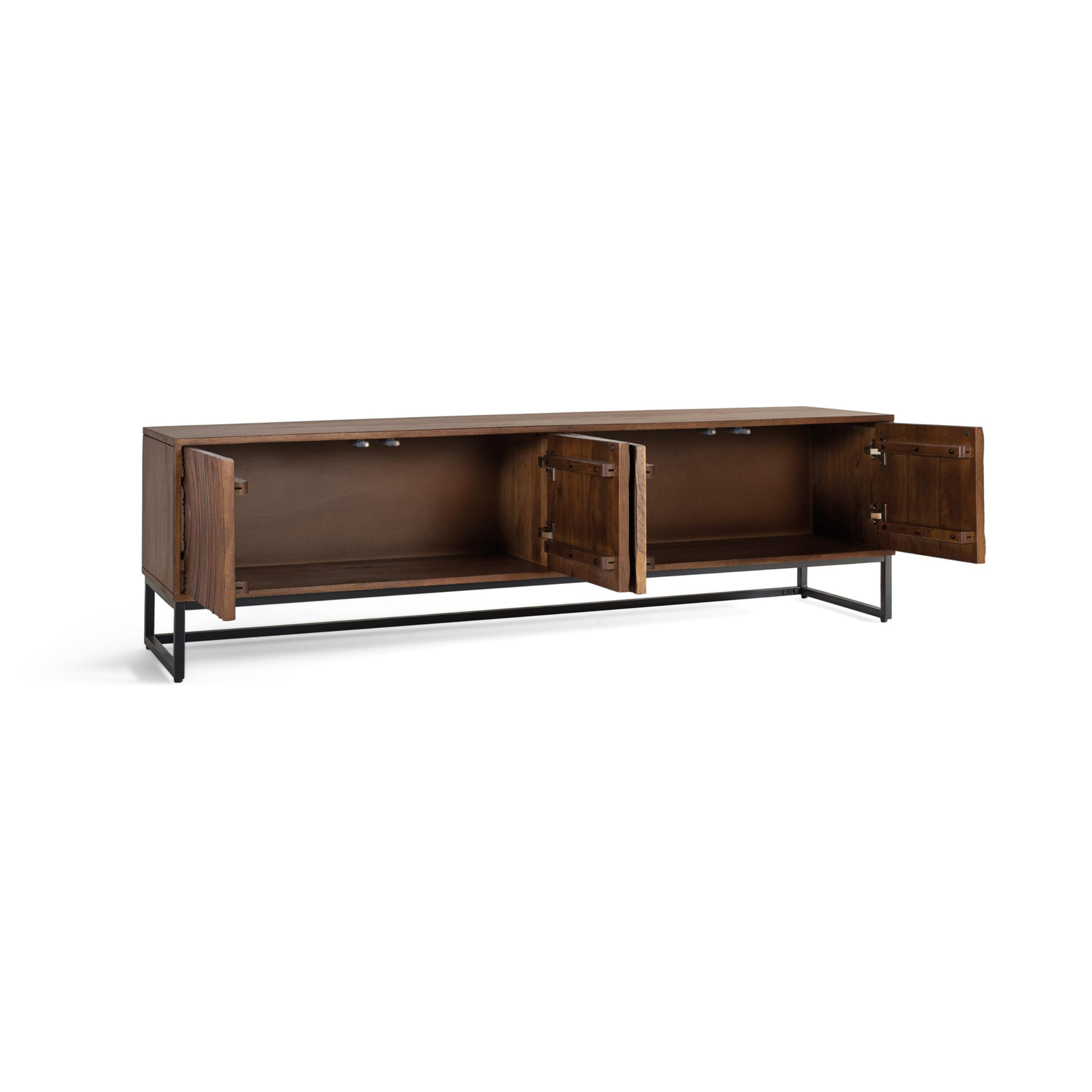 Mueble TV de Madera de Mango 170cm Estilo Moderno