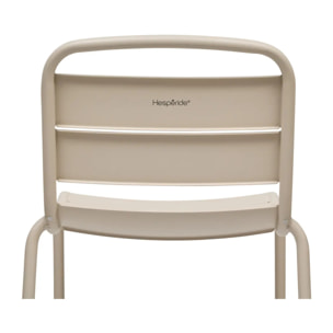 Chaise haute de jardin Alegoria empilable argile