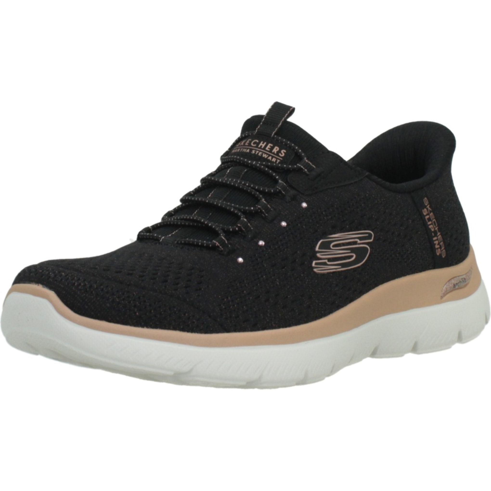 Sneakers De  Mujer Slip - Ins Arch Fit Summits Soft Negro