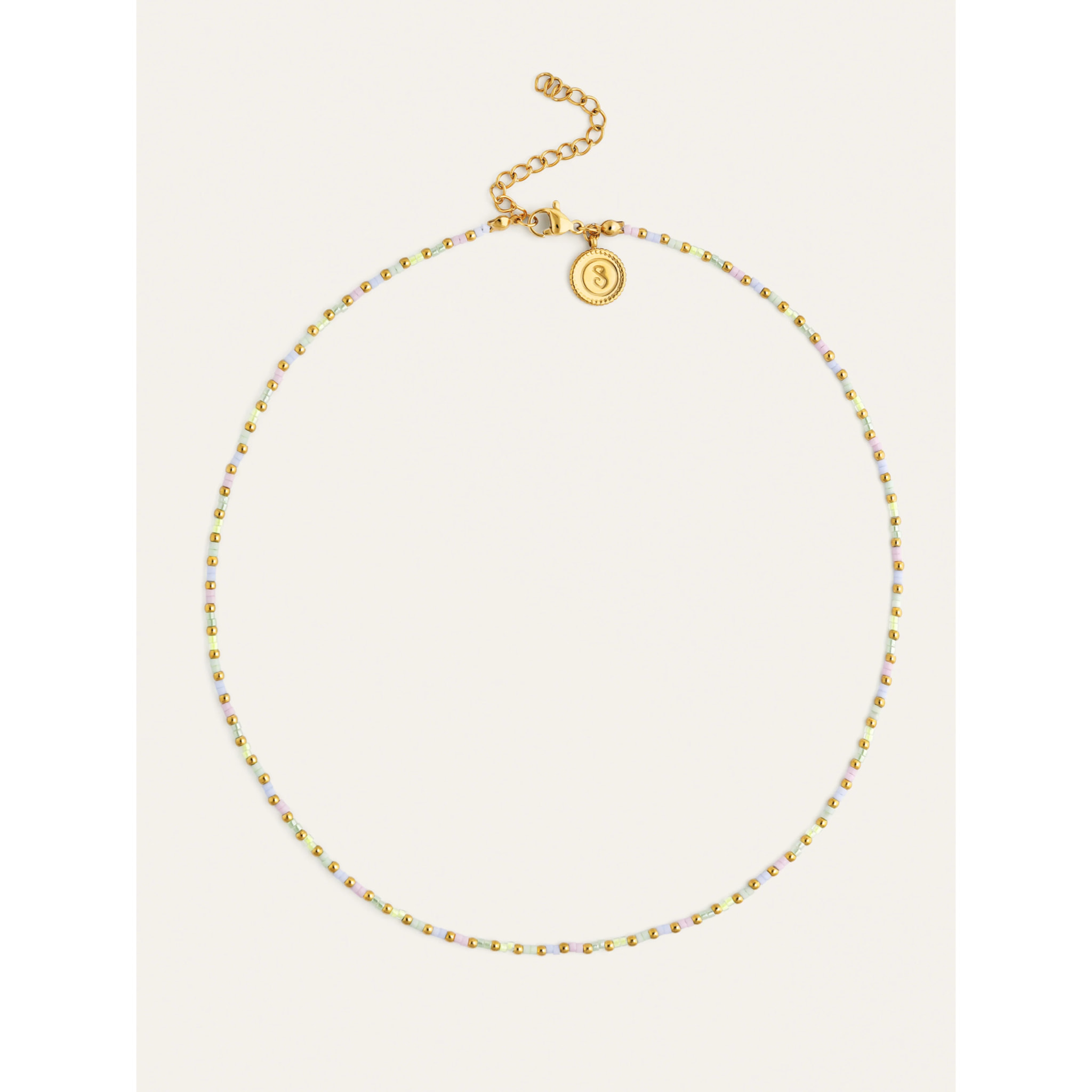 Collar Joy Colors Acero Baño Oro