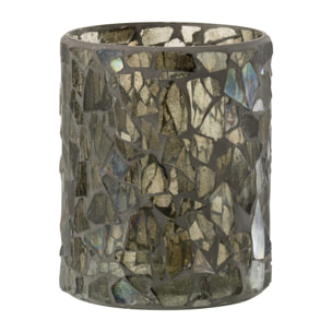 J-Line photophore Mosaïque - verre - gris/vert - medium