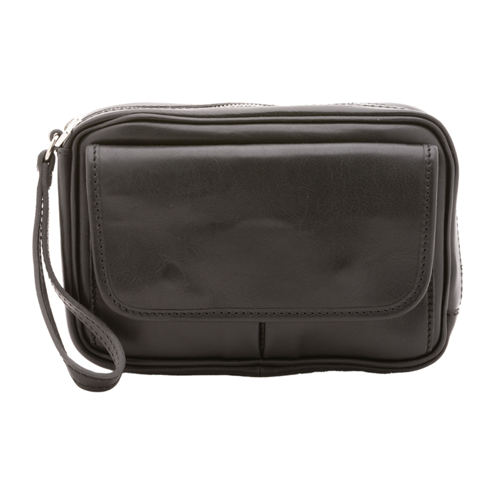 Pochette  unisex In Vera pelle Made in Italy 24x20x6 cm