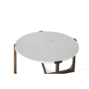 Mesas de Centro de Mármol 71 Cm Estilo Moderno Elegante