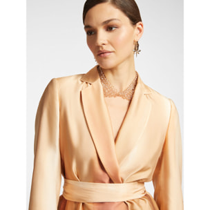 Elena Mirò - Giacca elegante dalla stampa sfumata - Beige