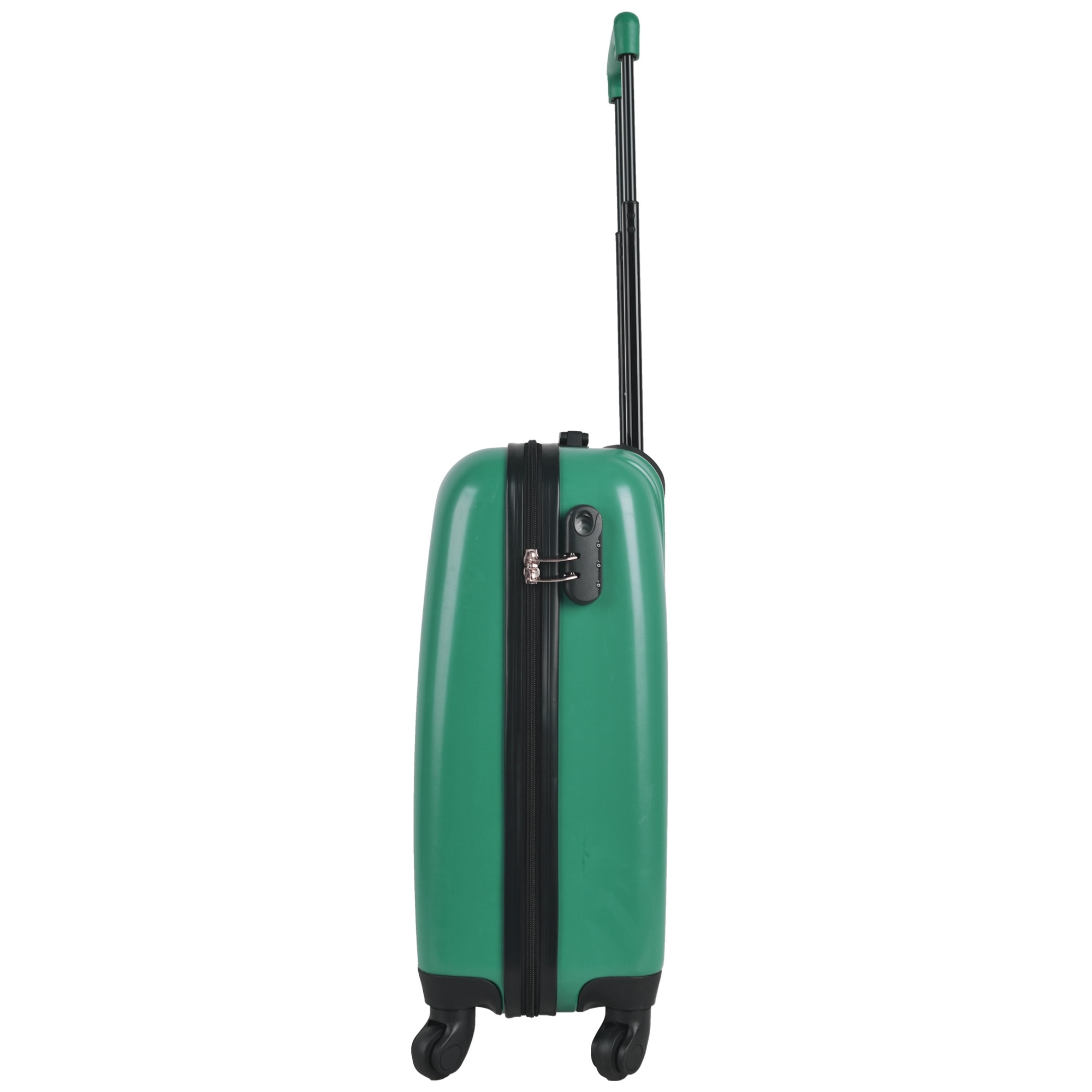 Juego de maletas rígidas con ruedas kukuxumusu 3 piezas color verde