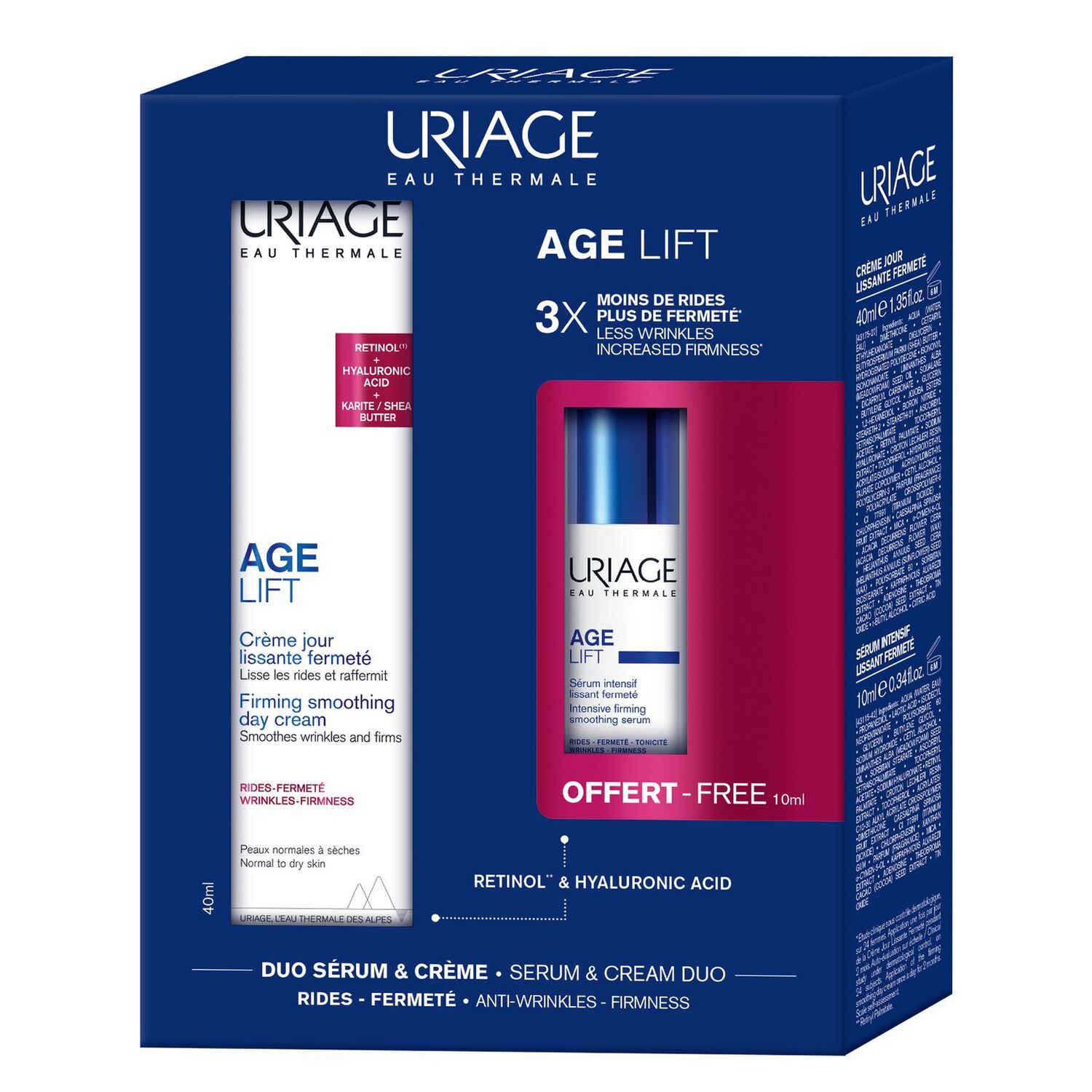 Age Lift - Coffret Age Lift Crème 40ml + Mini Sérum 10ml