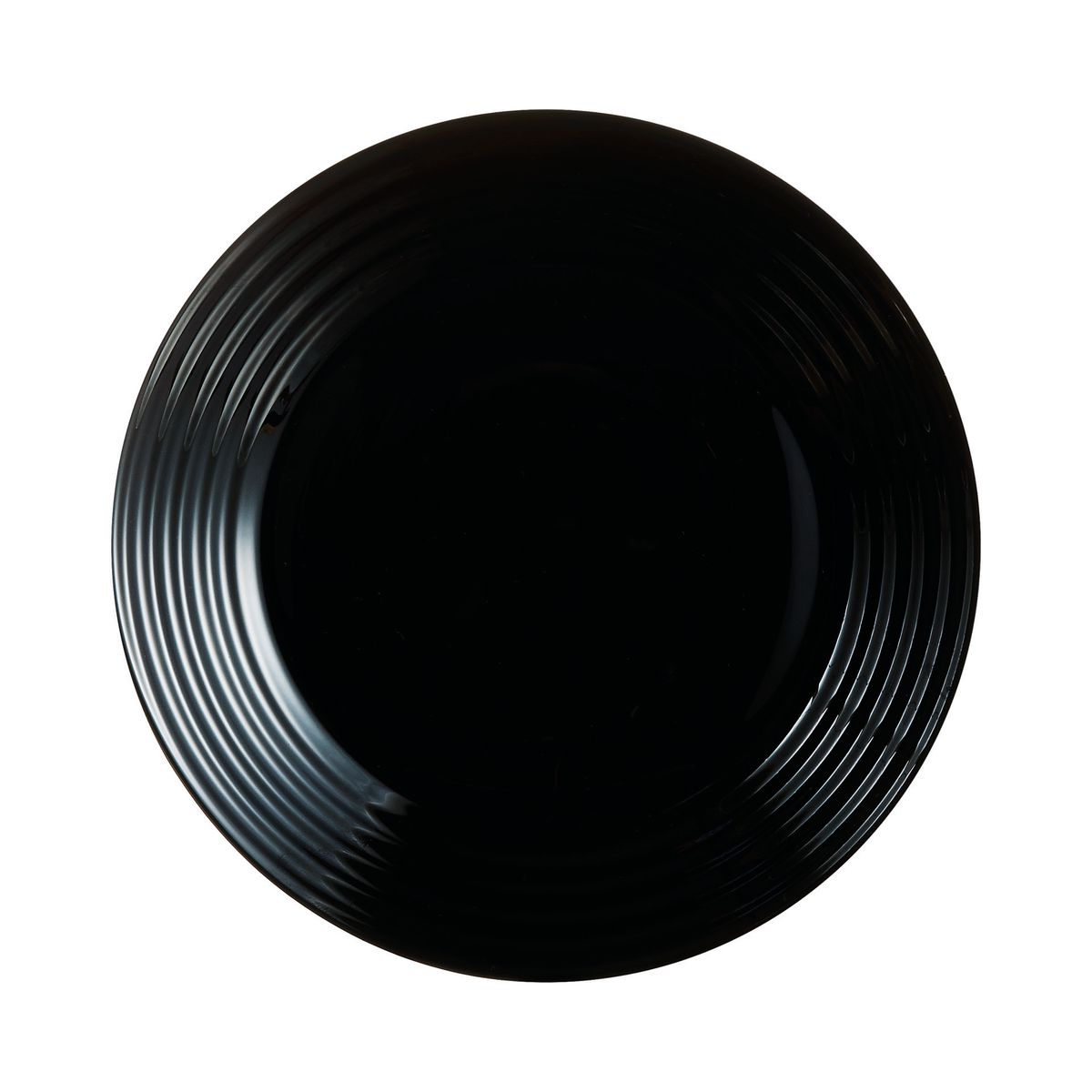 6 platos de postre negros 19 cm Harena - Luminarc