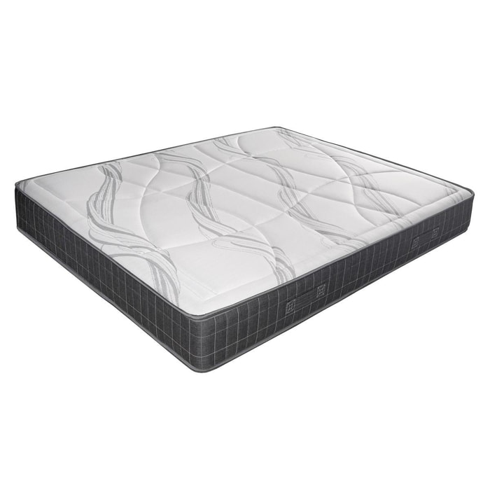 Matelas 140x200 avec accueil mousse à mémoire de forme 24 cm JIMY