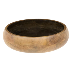 Saladier bicolore en bois de manguier Ava D.31cm noir