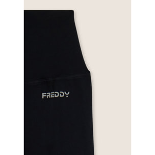 Leggings sportivi seamless a zampa con vita altissima