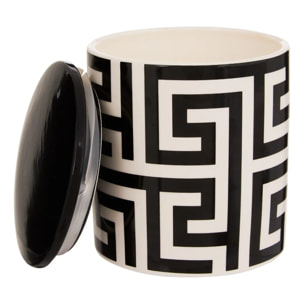 Bougie parfumée 931g Reso Parfum boisé noir et blanc