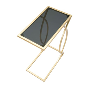 TAVOLINETTO DA DIVANO GLAM CM 45,5X25,5X60