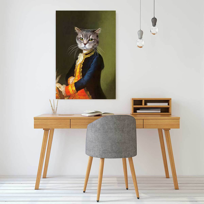 Tableau animaux abel le chat  Tableau alu Dibond