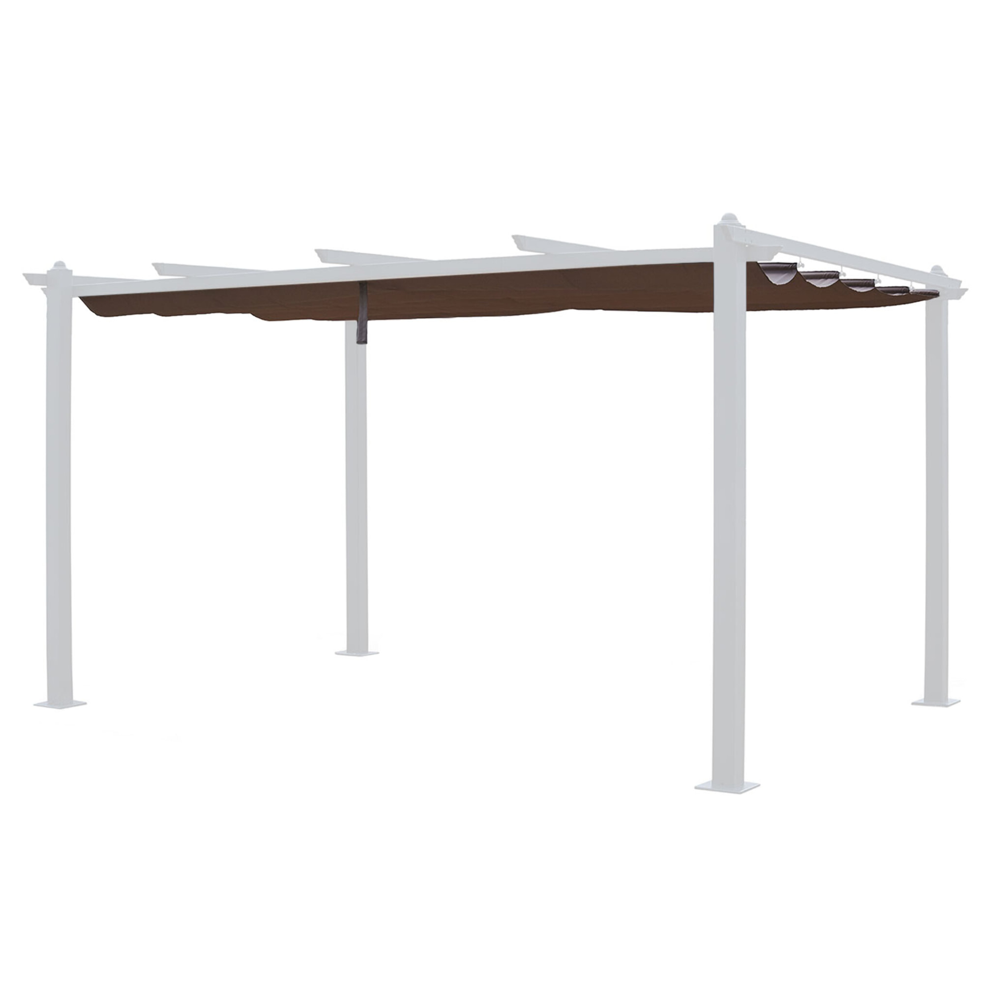 Toile pour pergola autoportante 3 × 4m CASSIS taupe