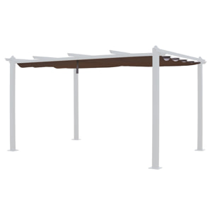 Toile pour pergola autoportante 3 × 4m CASSIS taupe