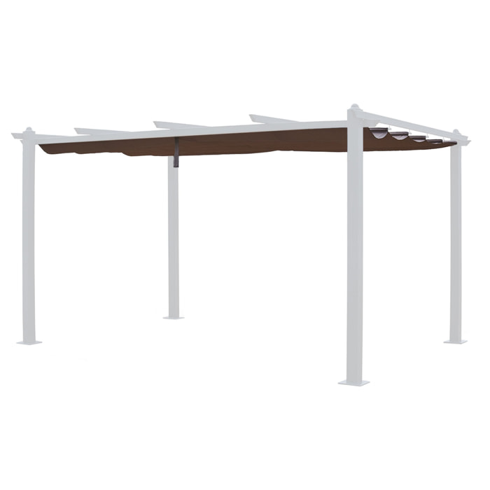 Toile pour pergola autoportante 3 × 4m CASSIS taupe